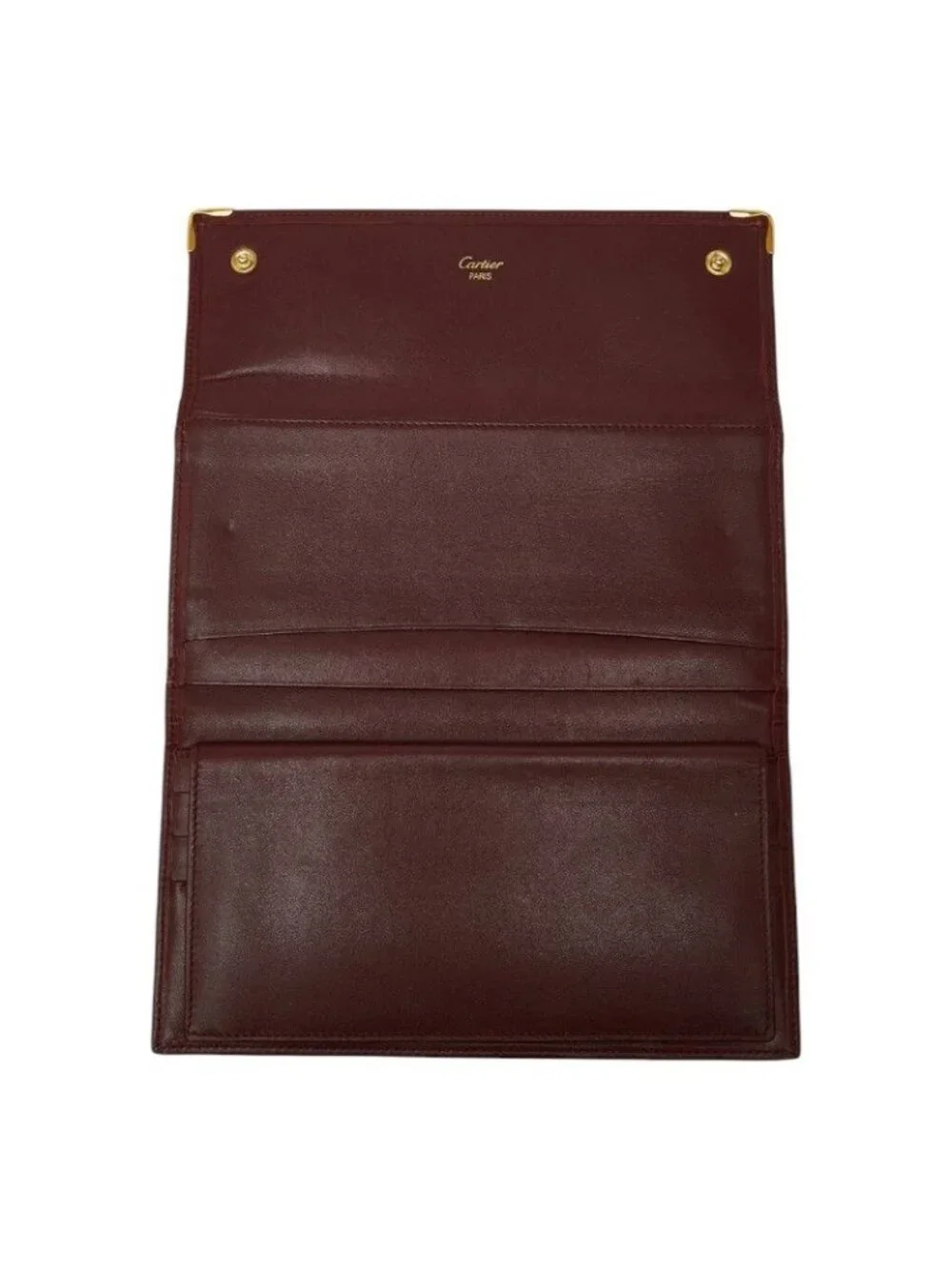 Cartier Must Line Wine Red Leather